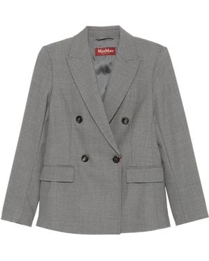 Max Mara Klassische Cabanjacke - Grau