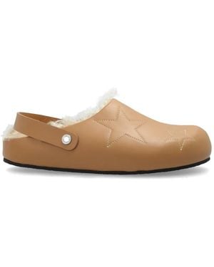 Stella McCartney Slides Made Of Eco Leather - White