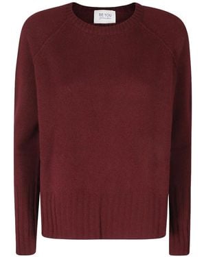 Be You Raglan-Sleeve Crew-Neck Sweater - Purple