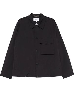 Norse Projects Buttoned Pocket Shirt Jacket - Black