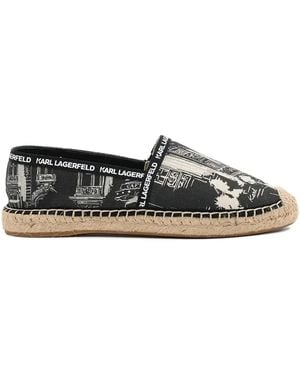 Karl Lagerfeld Kamini Espadrilles - Black