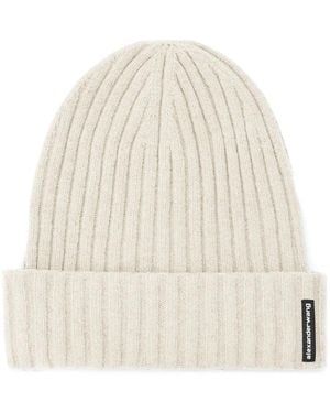 Alexander Wang ロゴタグ ビーニー - ナチュラル