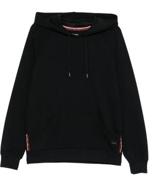 Paul Smith ストライプディテール パーカー - ブラック