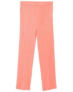 Pleats Please Issey Miyake Pantalon Pleats Bottoms 1 - Rose