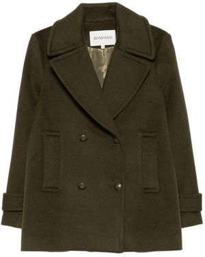 Bompard Double-Breasted Notched-Lapel Jacket - Green