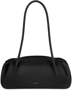 Yuzefi Oyster Leather Shoulder Bag - Black