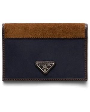 Prada Triangle-Logo Card Holder - Multicolor