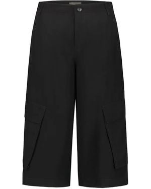 DR. HOPE Bermuda À Poches Cargo Multiples - Black