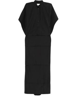 Litkovskaya Robe Courte À Boutonnière - Black