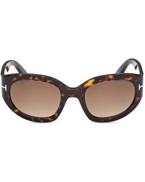 Tom Ford Cat-Eye Frame Sunglasses - Brown