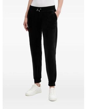Juicy Couture Pocket drawstring-fastening trousers - Negro