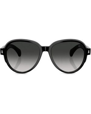 Moncler Gradient-Lenses Sunglasses - Black