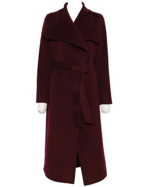 Mackage Mai Belted Wool Coat - Red