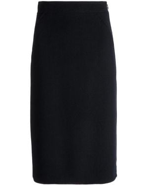 Bally Falda con cintura alta - Negro
