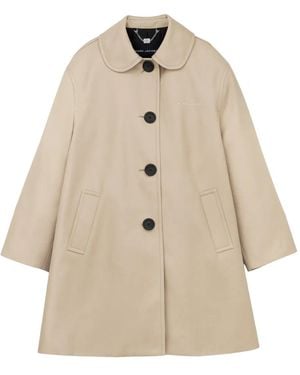 Marc Jacobs Manteau Droit À Simple Boutonnage - Neutre