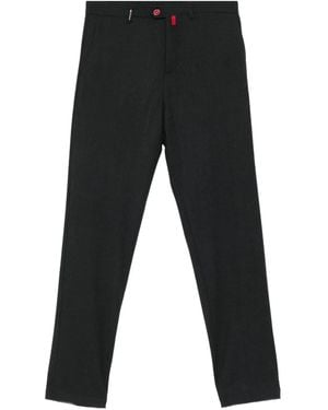 Kiton Pantaloni Dritti - Nero