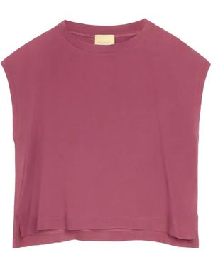 Momoní Blusa Curacao Con Scollo A Barca - Rosa