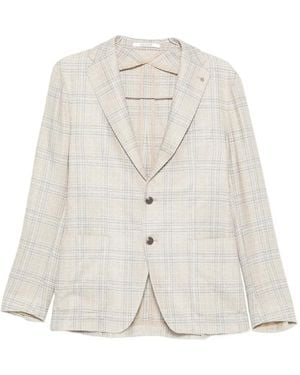 Tagliatore Long-Sleeve Raw Jacket - White