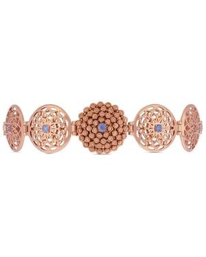 Officina Bernardi 18Kt Rose Mimosa Sapphire Bracelet - Pink