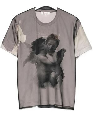 MASU Blurred Angel T-Shirt - Gray