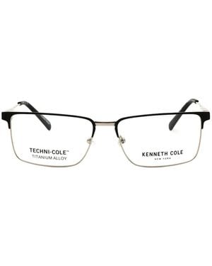 Kenneth Cole Rectangle-Frame Glasses - White