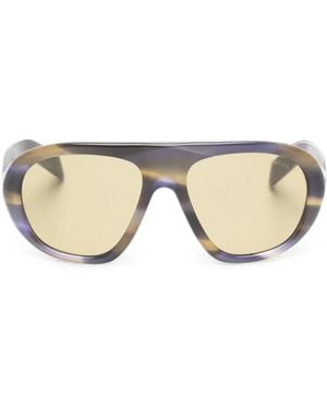 Prada Getönte Pilotenbrille - Natur