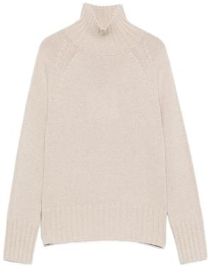 Max Mara Ribbed-Knit Sweater - White