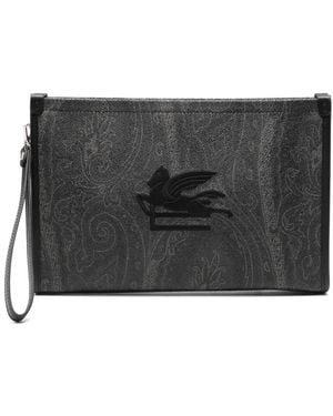 Etro Arnica Clutch Bag - Gray