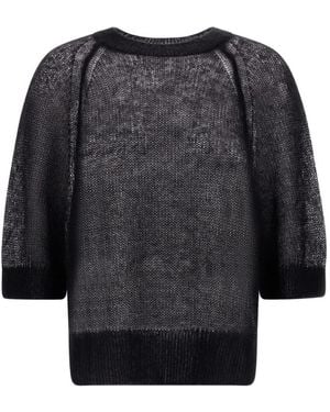 Herno Raglan Sleeve T-Shirt - Black