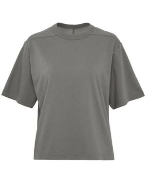 Rick Owens Cropped T-Shirt - Gray