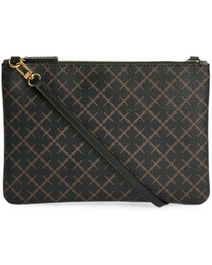 By Malene Birger Clutch Ivy Con Motivo Geometrico - Grigio