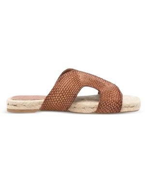 Castañer Pura Geweven Espadrilles - Bruin