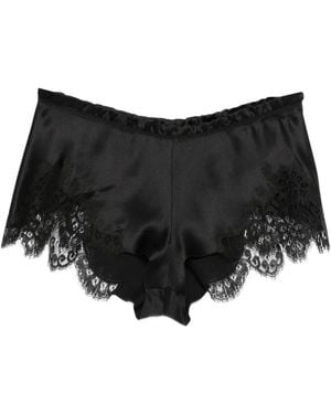 Carine Gilson Pantalones cortos Floaty de encaje - Negro
