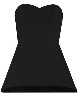 Vestiaire d'un Oiseau Libre Sweetheart-Neckline Mini Dress - Black