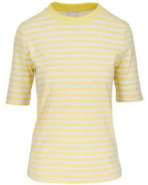 Bogner T-Shirt Nikini À Rayures - Jaune