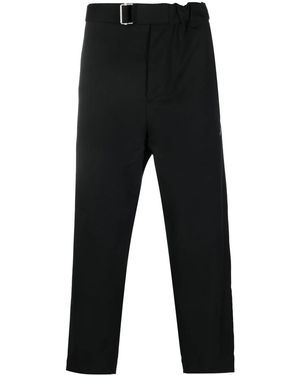 OAMC Belted-Waist Straight Pants - Black