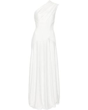 Solace London Vestido Largo Gabriela - Blanco