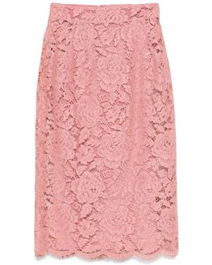 Dolce & Gabbana レース スカート - ピンク
