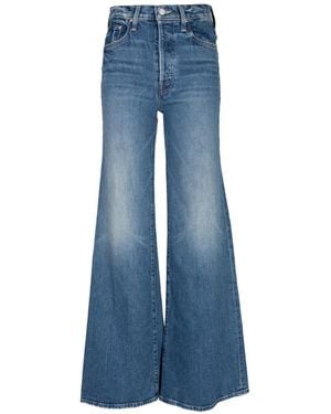 Mother Tomcat Roller Sneak Jeans - Blue