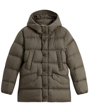 Woolrich Parka acolchada con capucha - Gris