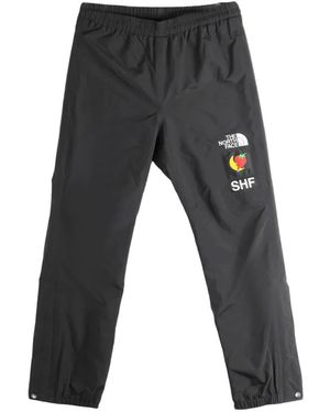 The North Face X Shf Logo-Patch Track Trousers - Grey
