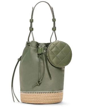 MZ Wallace Waverly Espadrille Bucket Bag - Green