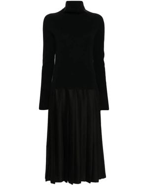 Fabiana Filippi Pleated Maxi Dress - Black