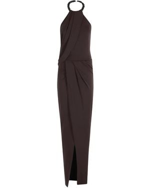Amen Neckholder-Kleid mit Verzierung - Lila