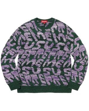 Supreme Stacked Sweater - Gray