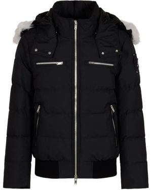 Moose Knuckles Cloud Bomber Neoshear Jacket - Black