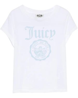 Sporty & Rich Logo-Print T-Shirt - White