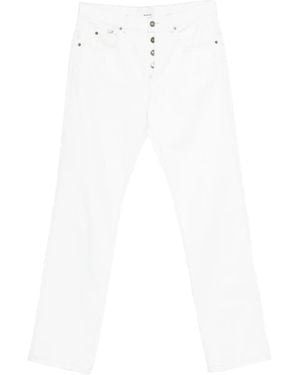 Isabel Marant Button-Fly Jeans - White
