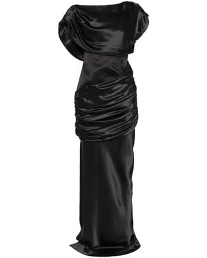 GIUSEPPE DI MORABITO Silk Maxi Dress Set (Set Of Two) - Black