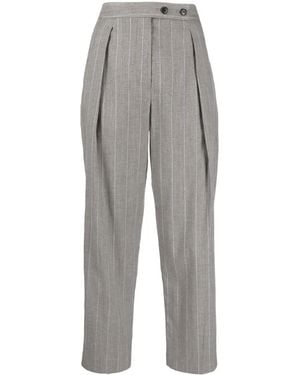 3.1 Phillip Lim High-Waisted Tapered Pants - Gray